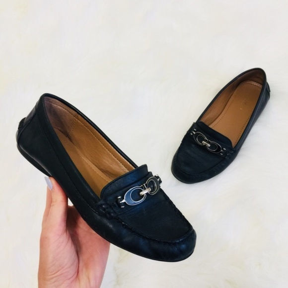 Coach Shoes - COACH Black Fortunata Flat Loafers | 7B